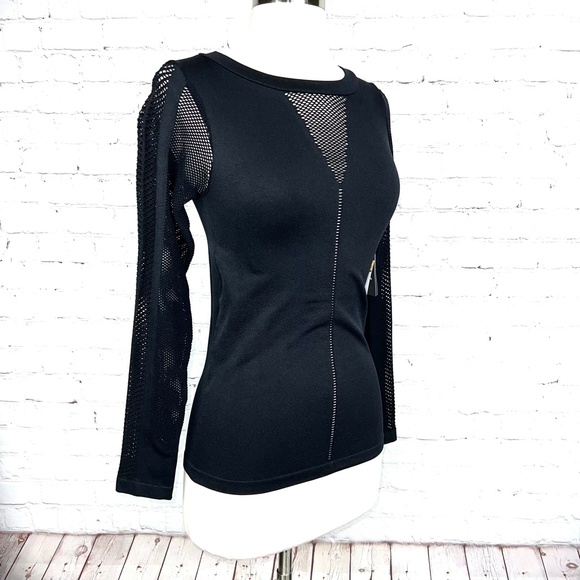 Lysse Tops - NWT🤩 |•LYSSÉ•| Long Sleeve Mesh Stretch Top